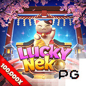 Lucky Neko slot game icon on big bunny